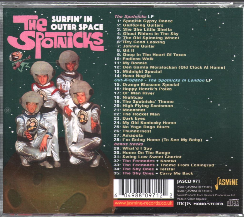 Spotnicks - Surfin' In Outer Space - Cd