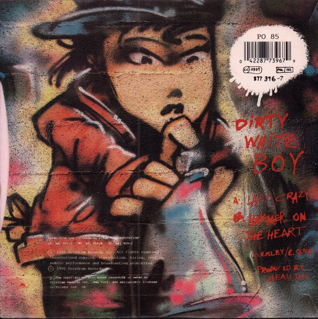 Dirty White Boy - Lazy Crazy - 7 Inch