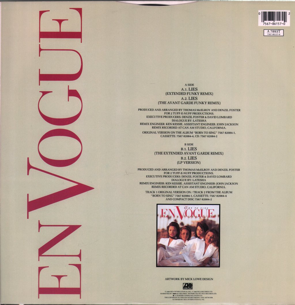 En Vogue - Lies - 12 Inch