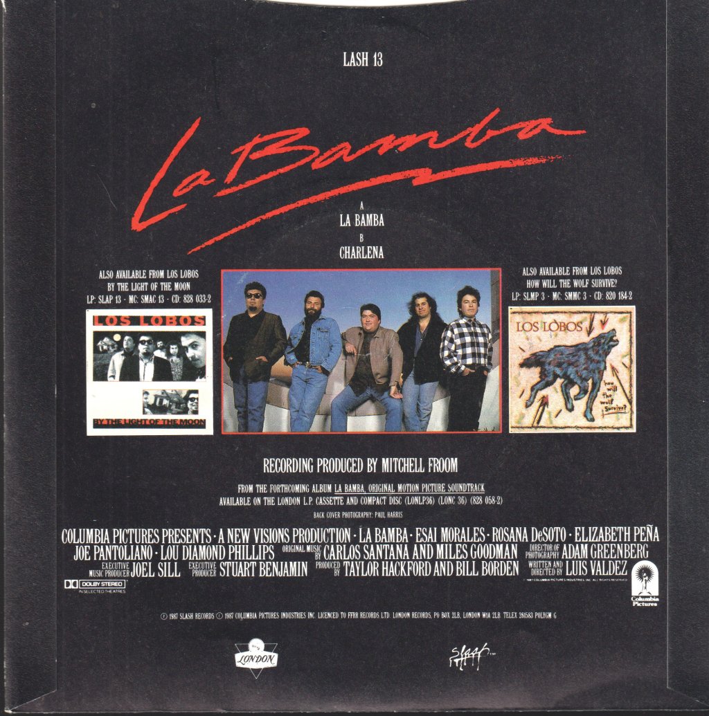 Los Lobos - La Bamba - 7 Inch