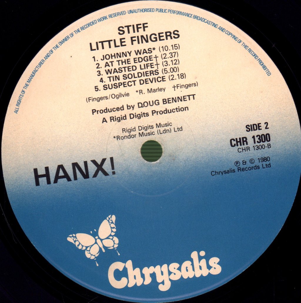 Stiff Little Fingers - Hanx - Lp