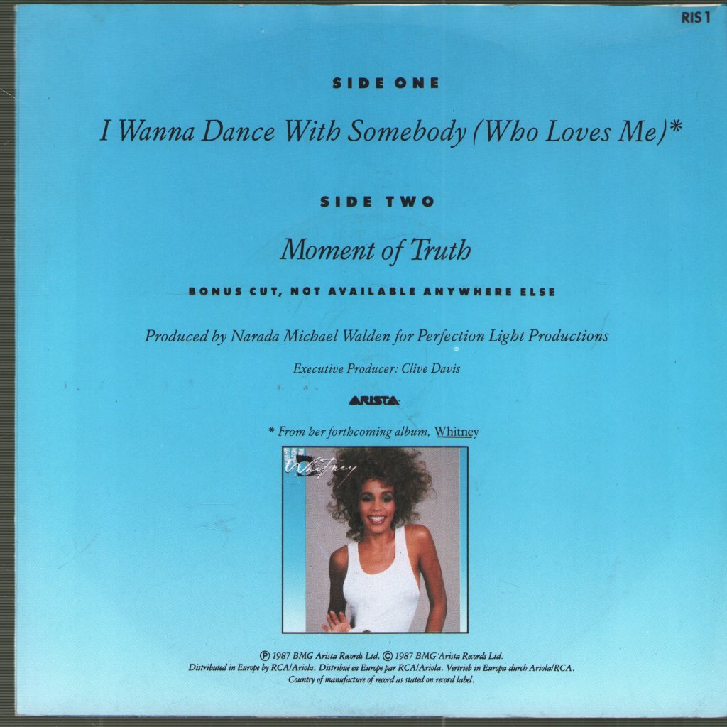 Whitney Houston - I Wanna Dance With Somebody - 7 Inch