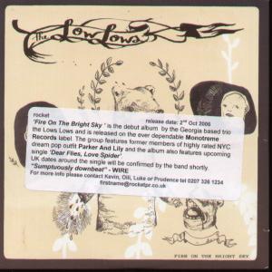 Low Lows - Fire On The Bright Sky - Cd