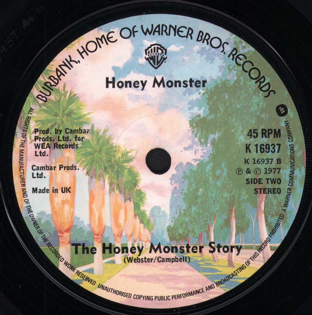 Honey Monster - Sugar Sugar - 7 Inch