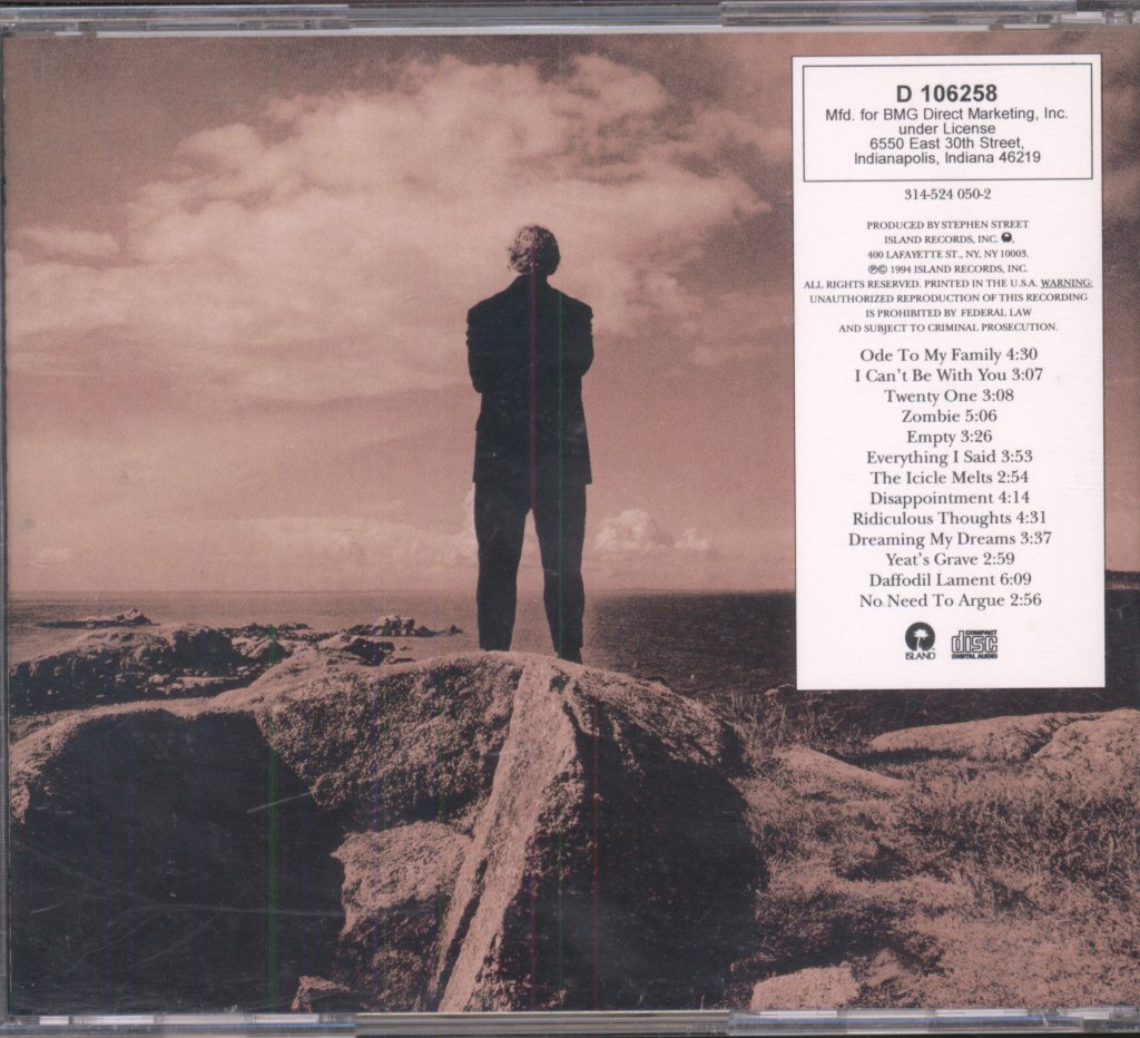 Cranberries - No Need To Argue - Cd