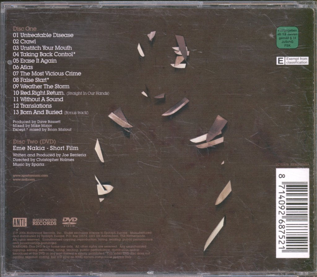 Sparta (2000'S Band) - Threes - Cd/Dvd