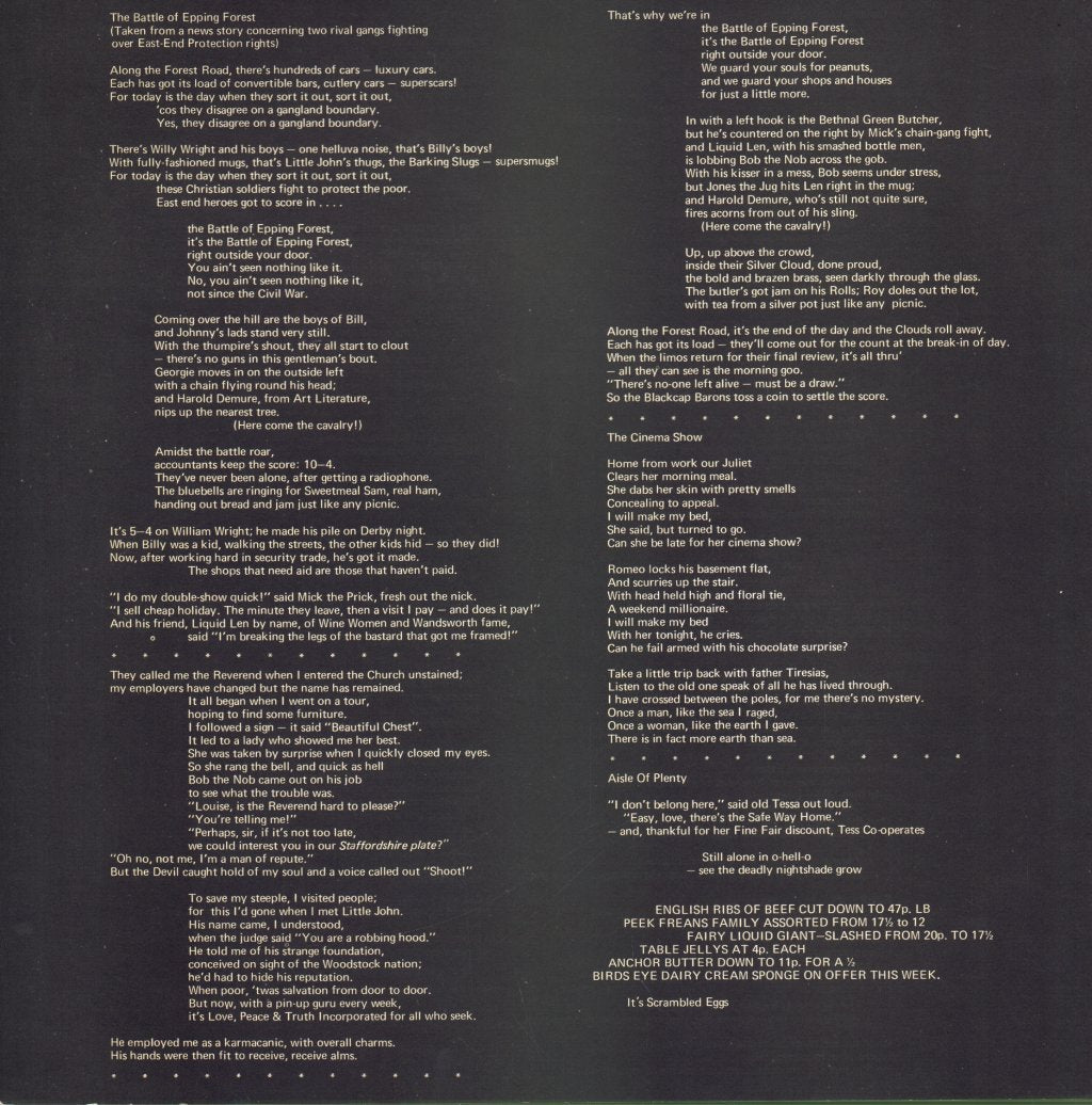 Genesis - Selling England By The Pound - Lp