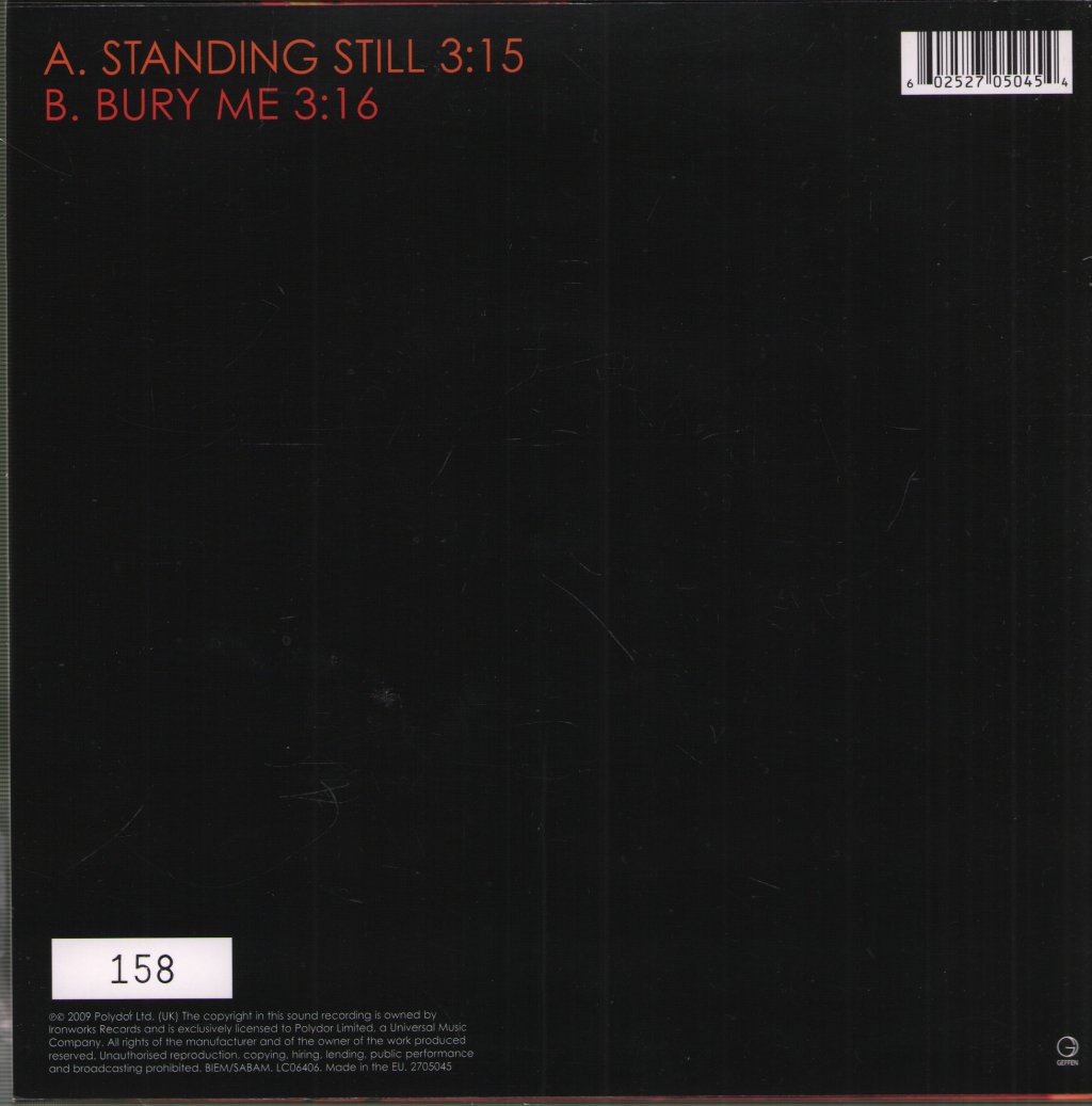 Billy Boy On Poison - Standing Still - 7 Inch