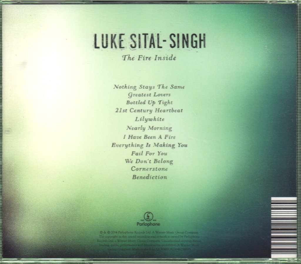 Luke Sital-Singh - Fire Inside - Cd