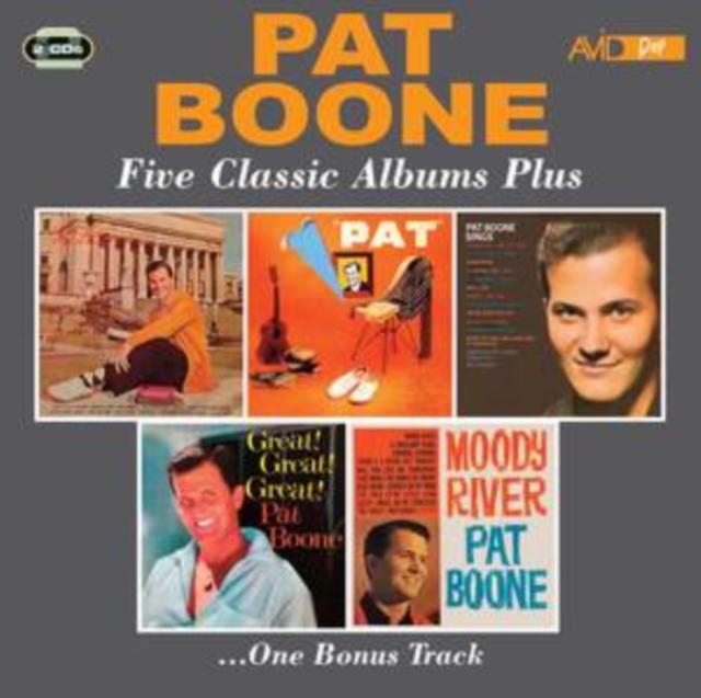 Pat Boone - Five Classic Albums Plus (Pat Boone / Pat / Pat Boone Sings / Great!, Great!, Great! / Moody River) - Double Cd