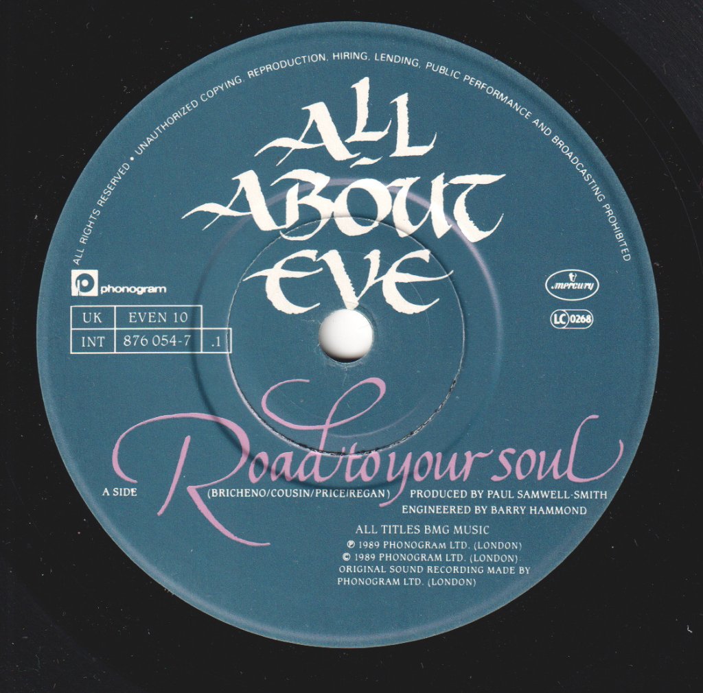 All About Eve - Road To Your Soul - 7 Inch