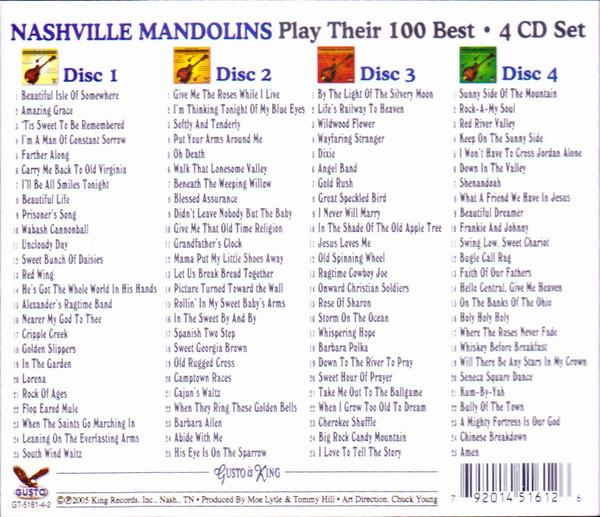 Nashville Mandolins - Play Their 100 Best - Cd Set