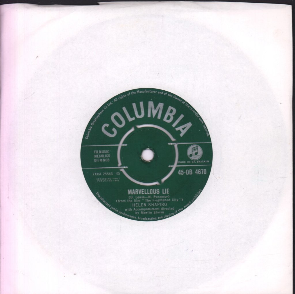 Helen Shapiro - You Don't Know - 7 Inch