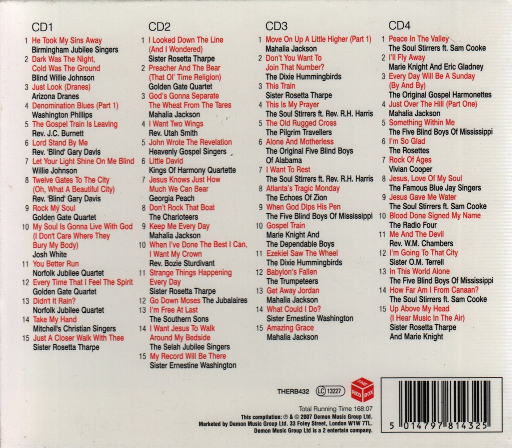 Various Artists - Gospel - The Ultimate Collection - Cd Set