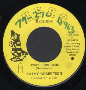 Kathy Robertson - Away From Here - 7 Inch