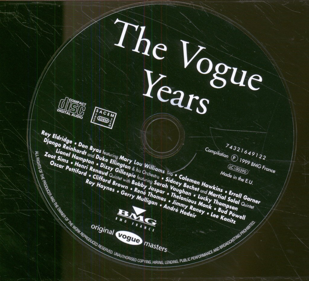 Various Artists - Vogue Years - Cd