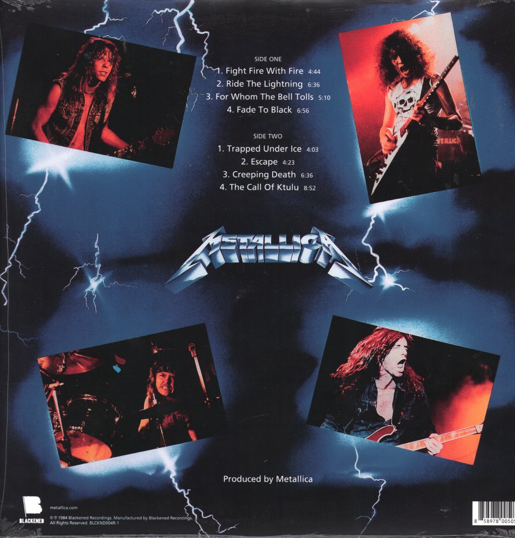 Metallica - Ride The Lightning - Lp