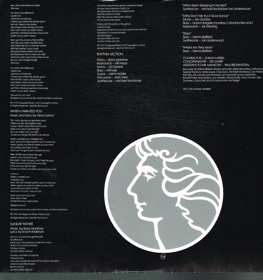 Barry Manilow - One Voice - Lp