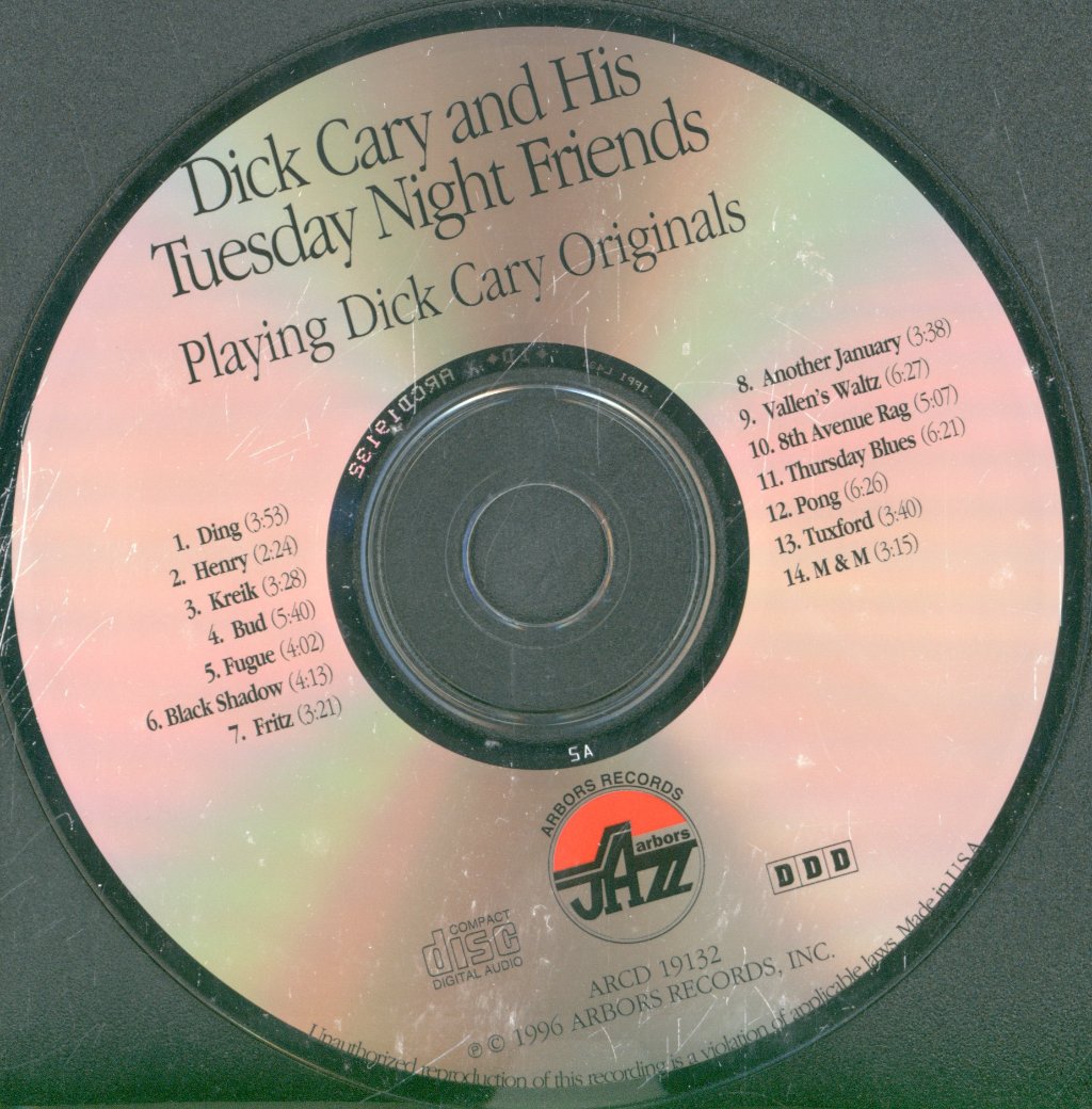 Dick Cary And His Tuesday Night Friends - Playing Dick Cary Originals - Cd