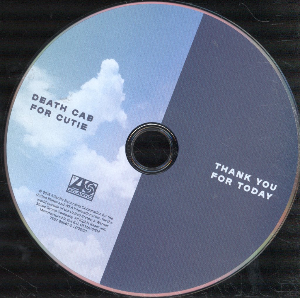 Death Cab For Cutie - Thank You For Today - Cd