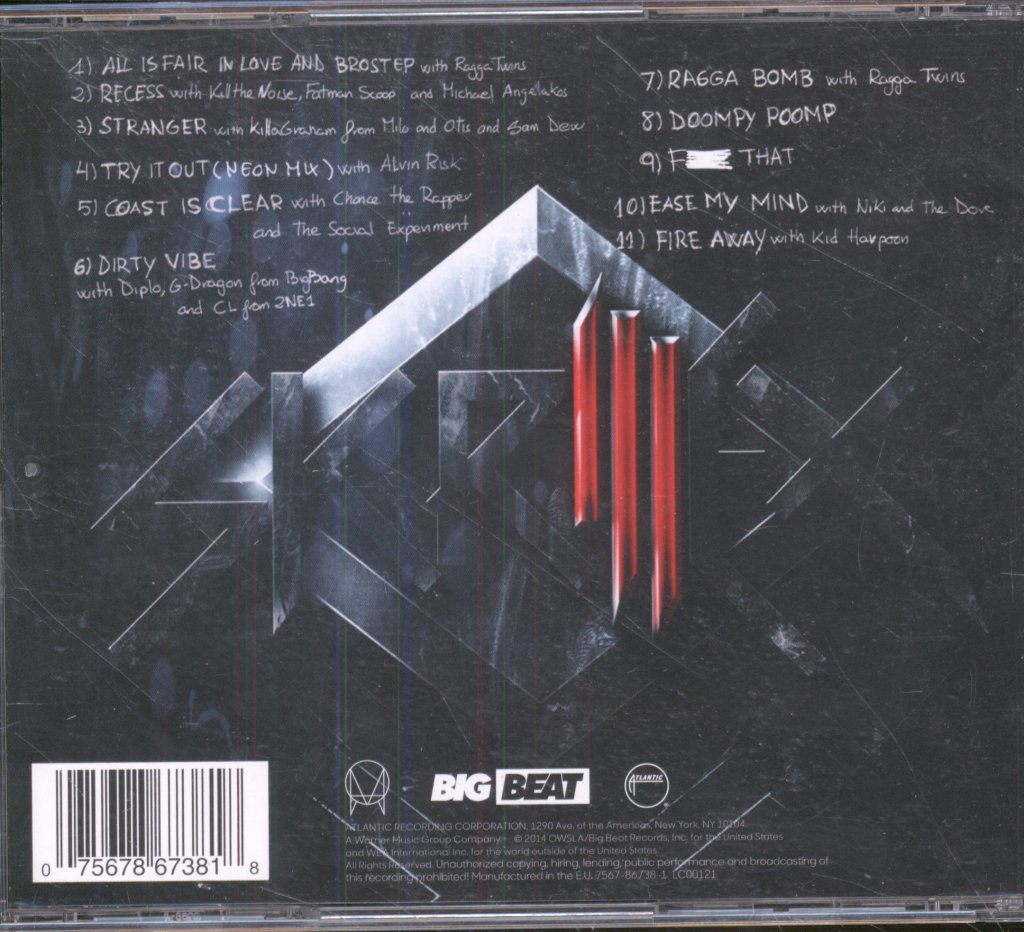Skrillex - Recess - Cd