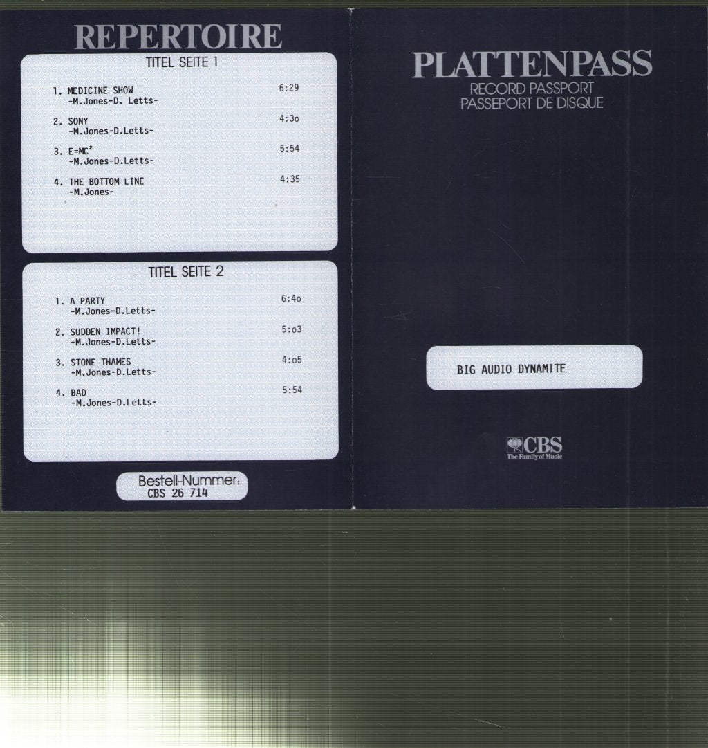 Big Audio Dynamite - This Is Big Audio Dynamite - Lp