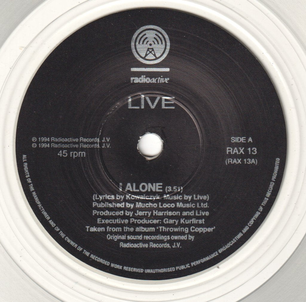 Live - I Alone - 7 Inch