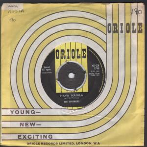 Spotnicks - Hava Nagila - 7 Inch