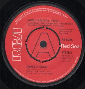 James Galway - Annie's Song - 7 Inch