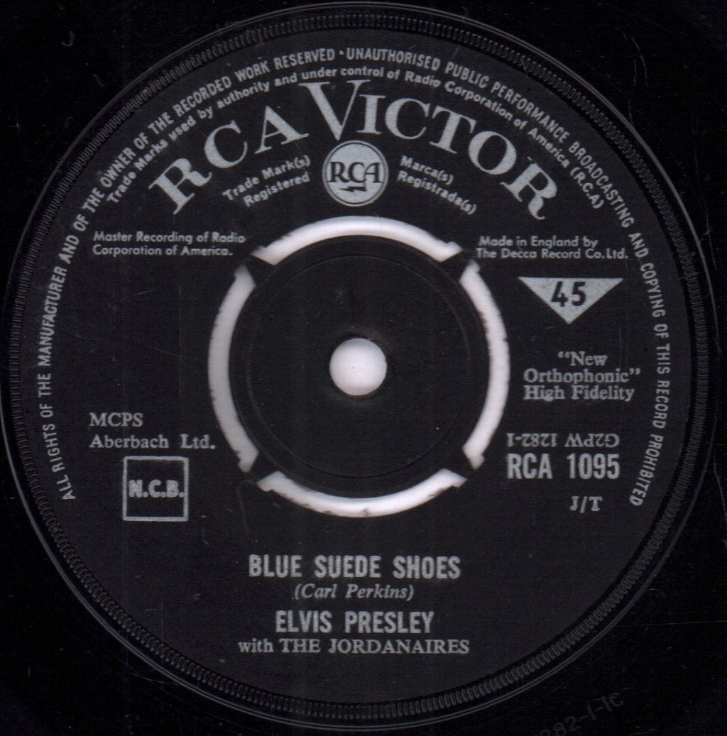 Elvis Presley With The Jordanaires - Hound Dog - 7 Inch