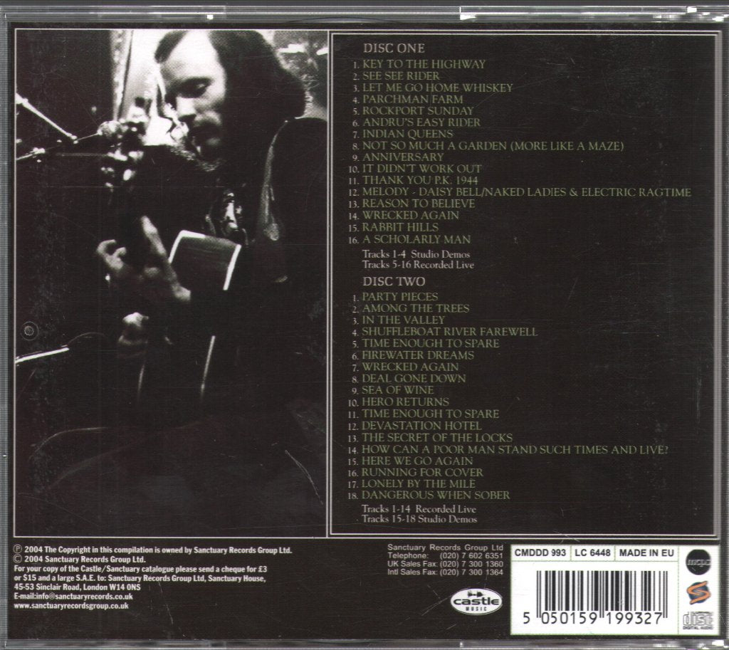 Michael Chapman - Dangerous When Sober: A Potted History Of Michael Chapman 1966-1980 - Double Cd