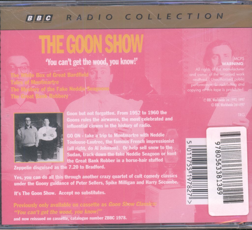 Goons - Volume 10 "You Can't Get The Wood, You Know!" - Double Cd
