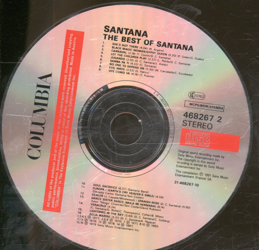 Santana - Best Of Santana - Cd