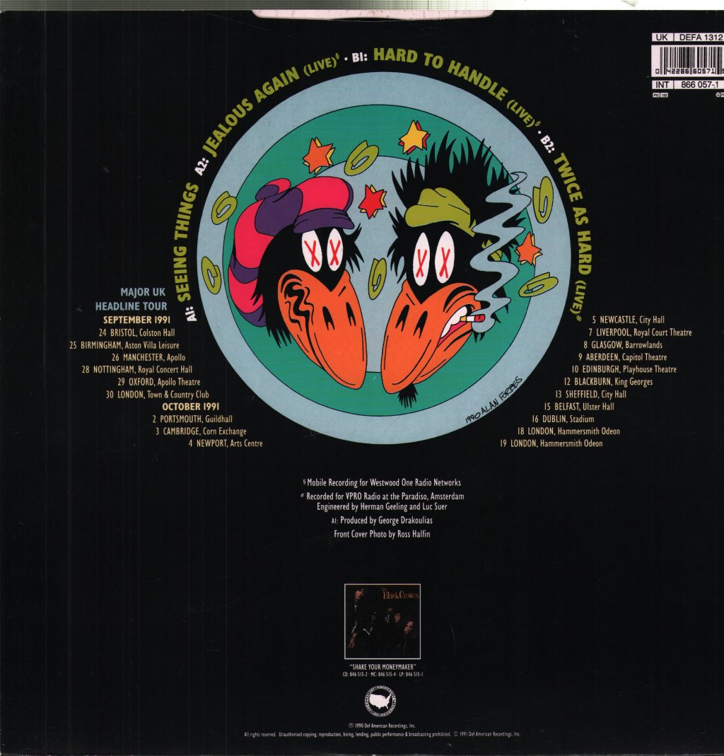 Black Crowes - Seeing Things - 12 Inch
