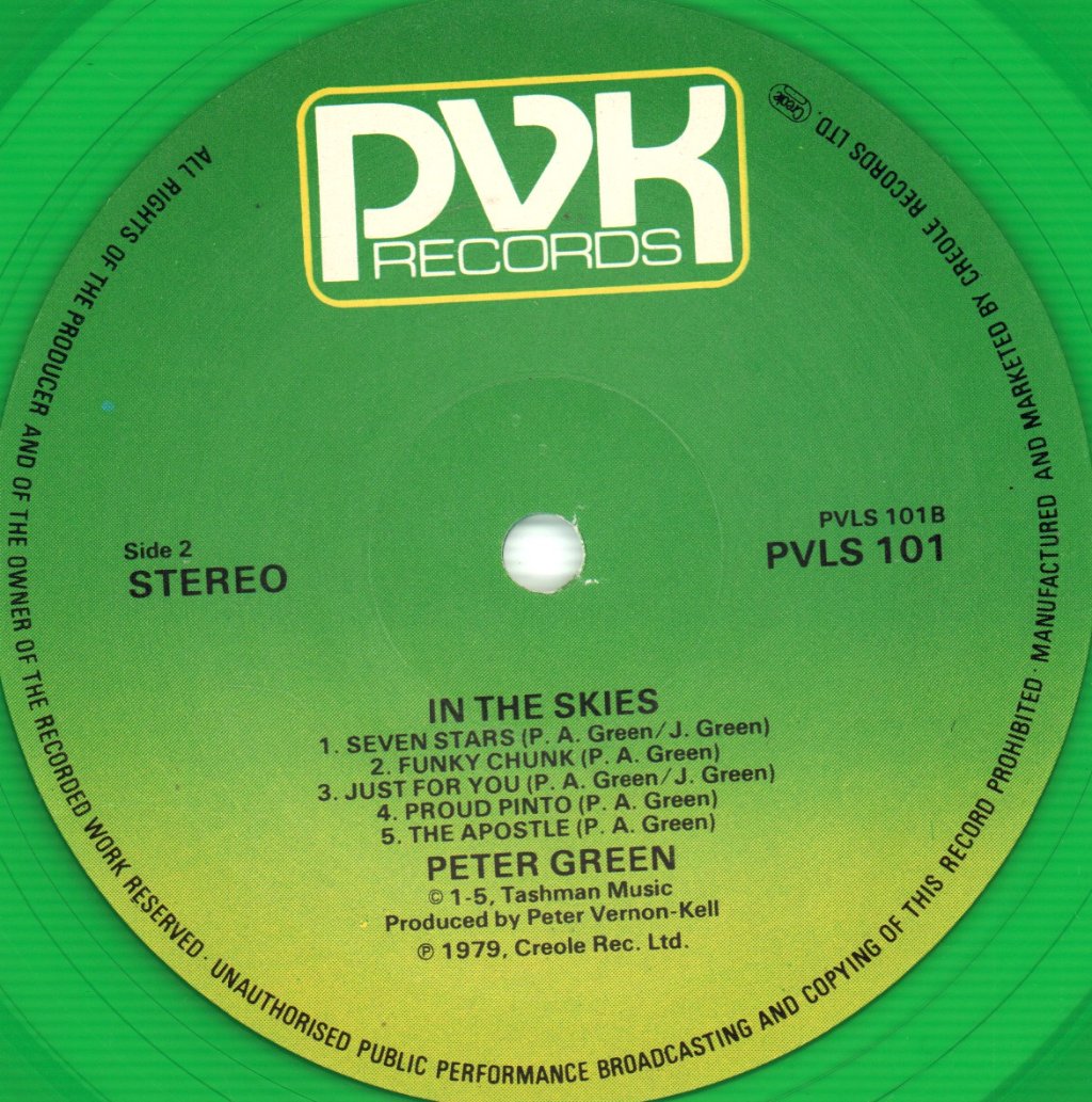 Peter Green - In The Skies - Lp