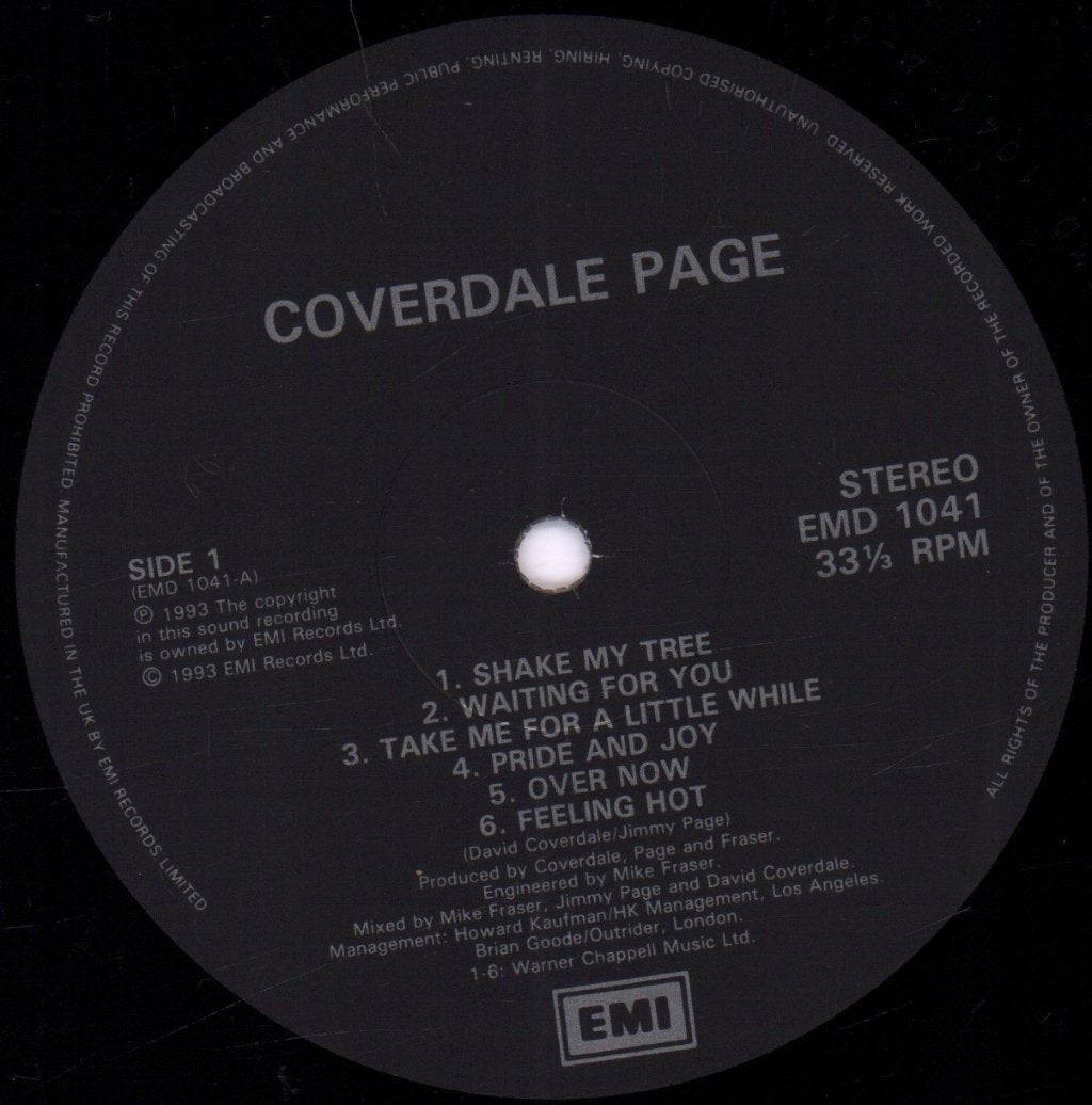 Coverdale Page - Coverdale Page - Lp