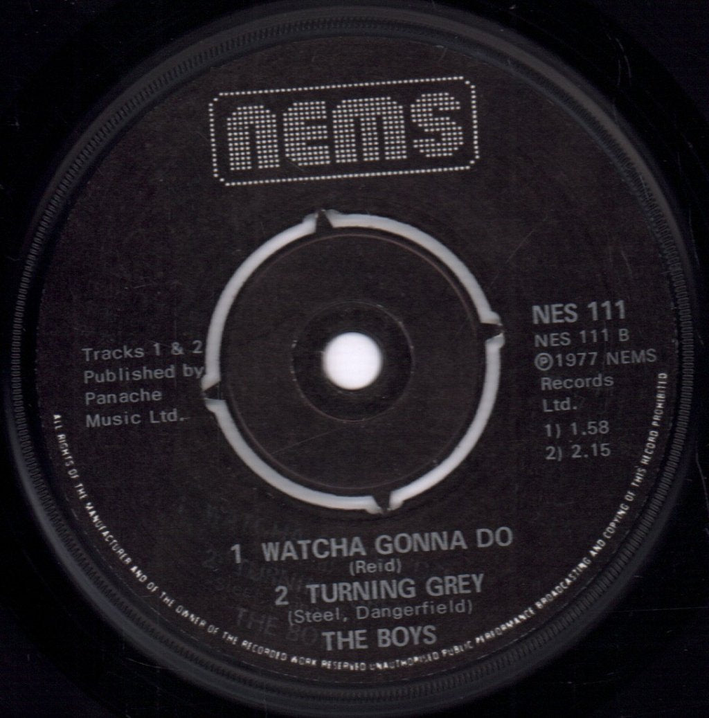 Boys (Punk Group) - First Time - 7 Inch