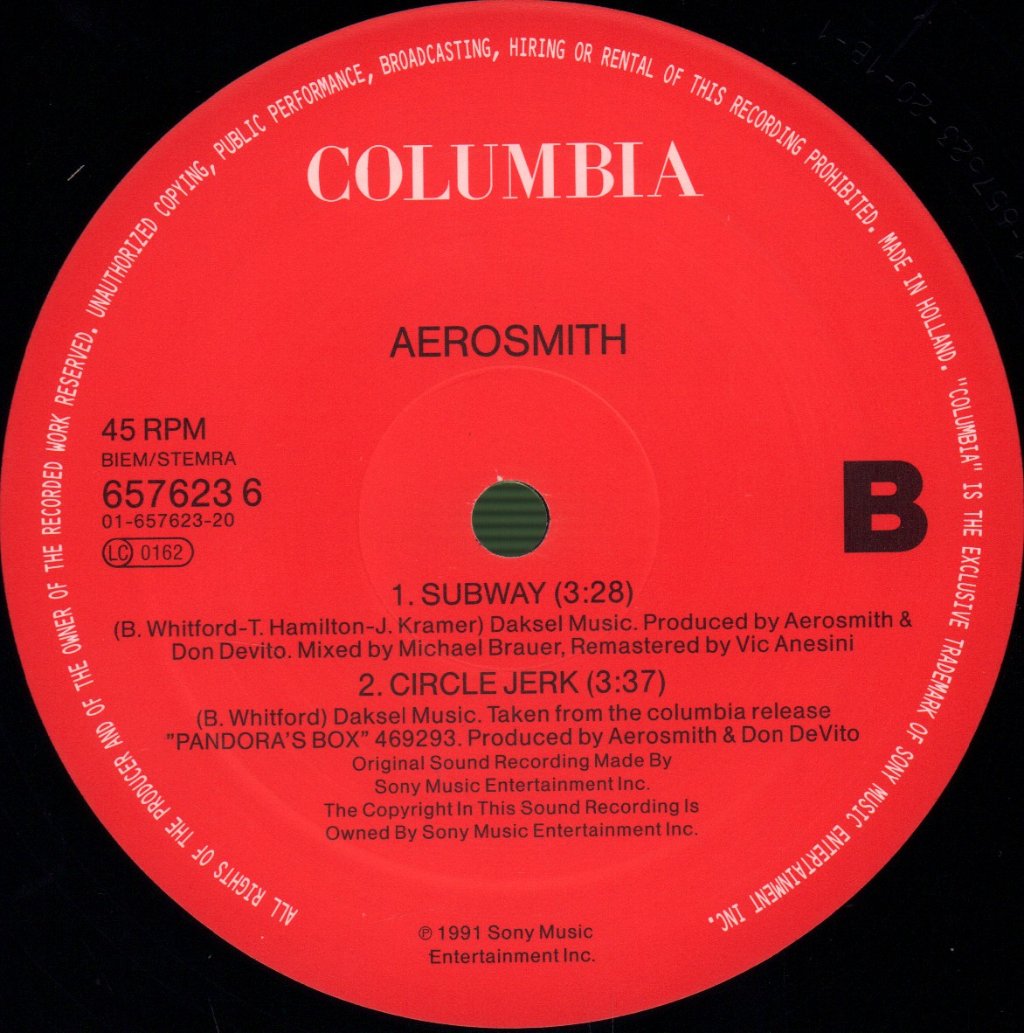 Aerosmith - Sweet Emotion - 12 Inch