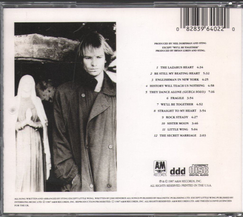Sting - Nothing Like The Sun - Cd