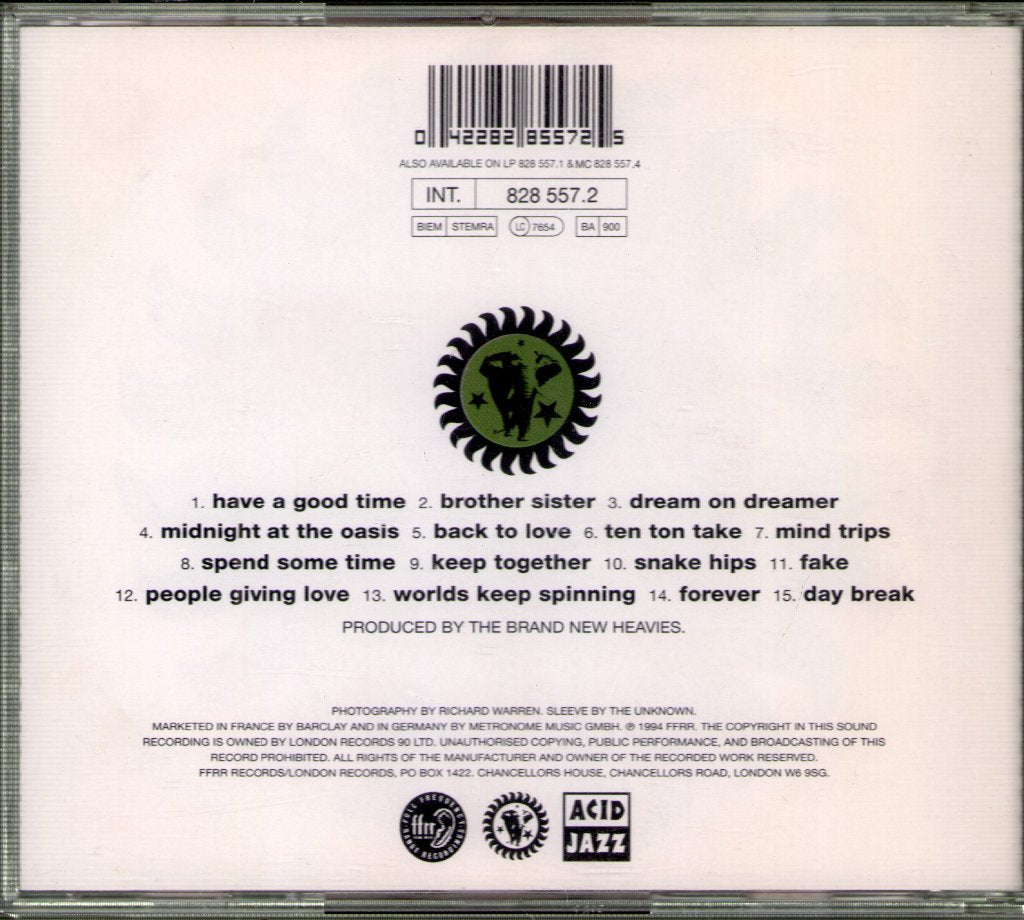 Brand New Heavies - Brother Sister - Cd