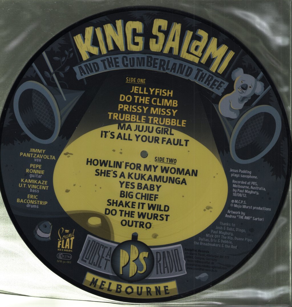 King Salami And The Cumberland Three - Loose At PBS Radio Melbourne - Lp