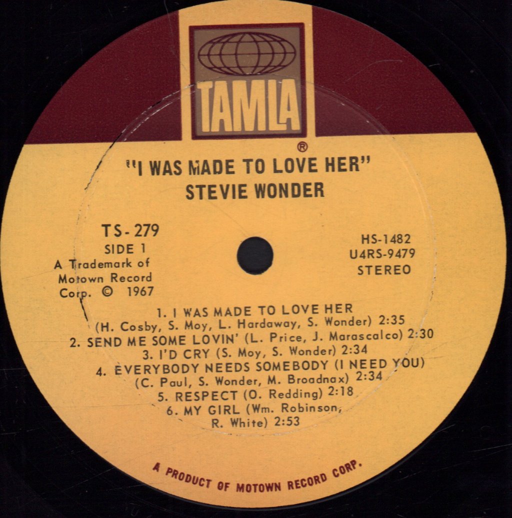 Stevie Wonder - I Was Made To Love Her - Lp