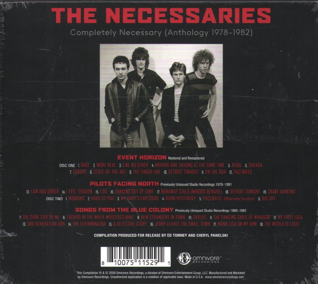 Necessaries - Completely Necessary (Anthology 1978-1982) - Double Cd
