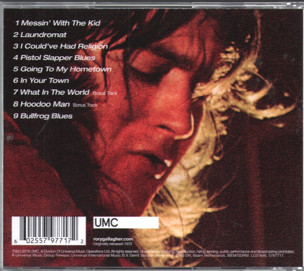 Rory Gallagher - Live! In Europe - Cd