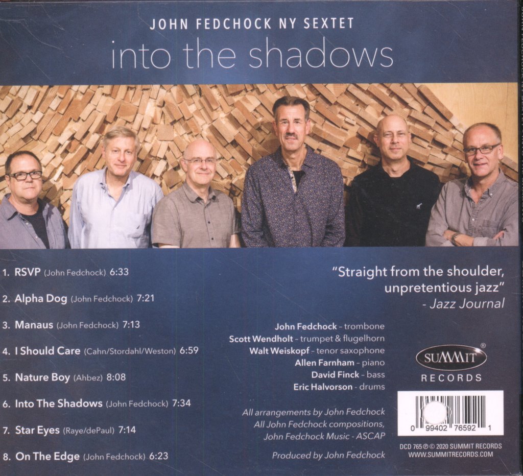 John Fedchock NY Sextet - Into The Shadows - Cd