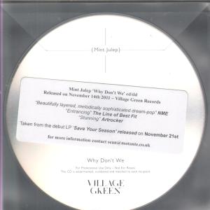 Mint Julep - Why Don't We - Cdr