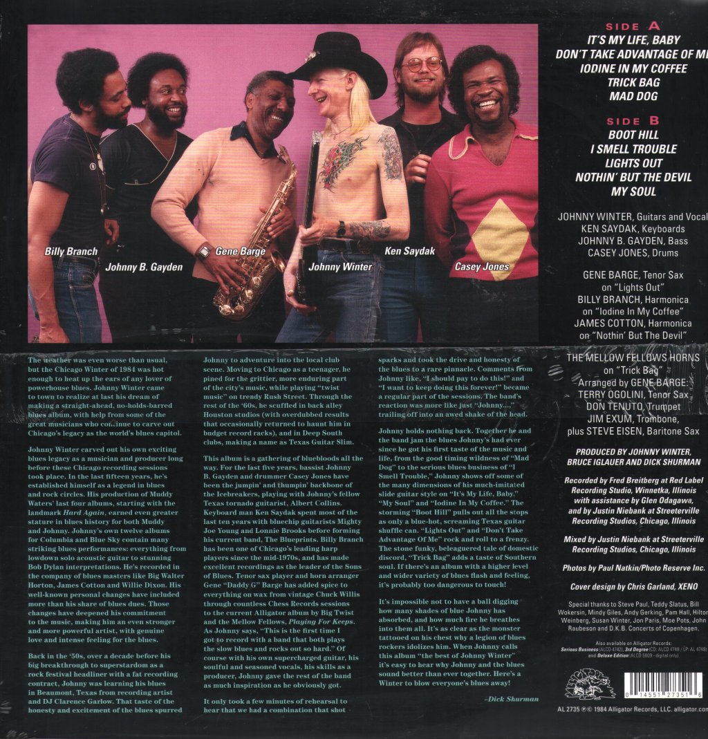 Johnny Winter - Guitar Slinger - Lp