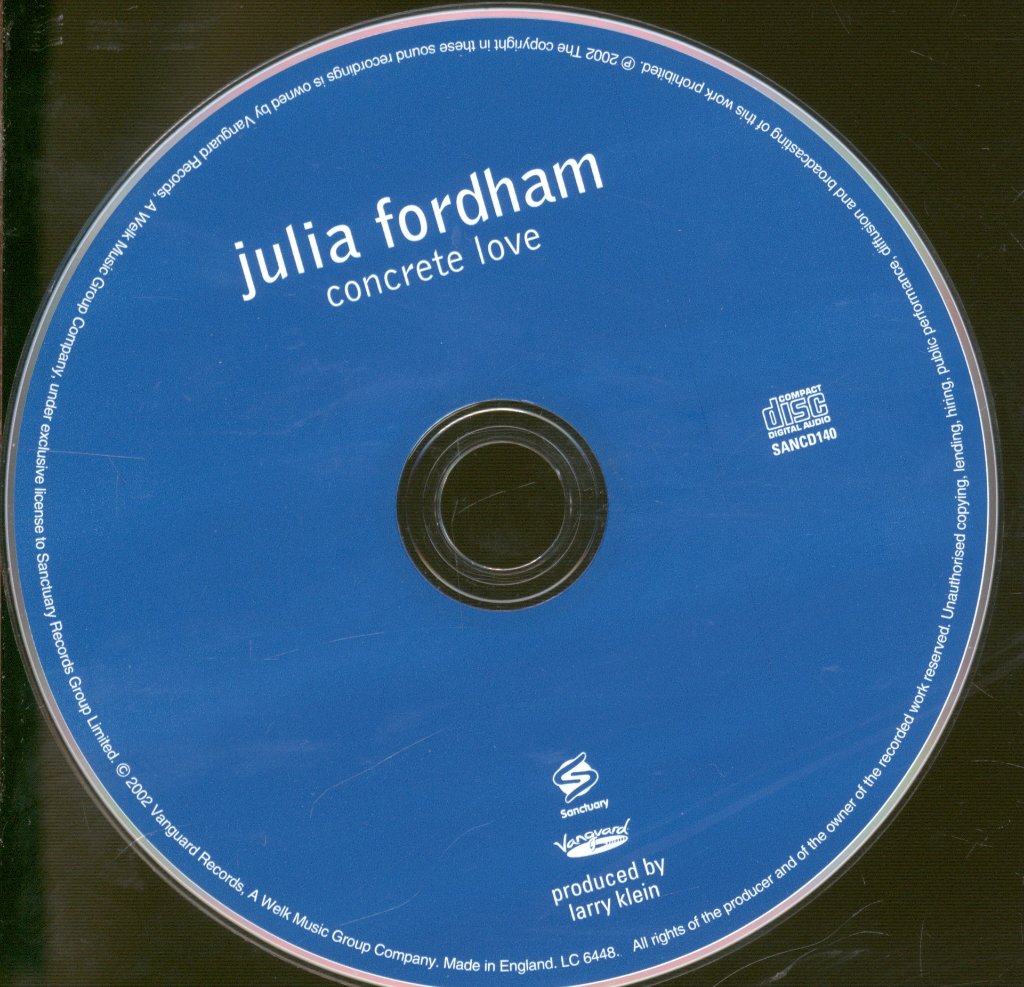 Julia Fordham - Concrete Love - Cd
