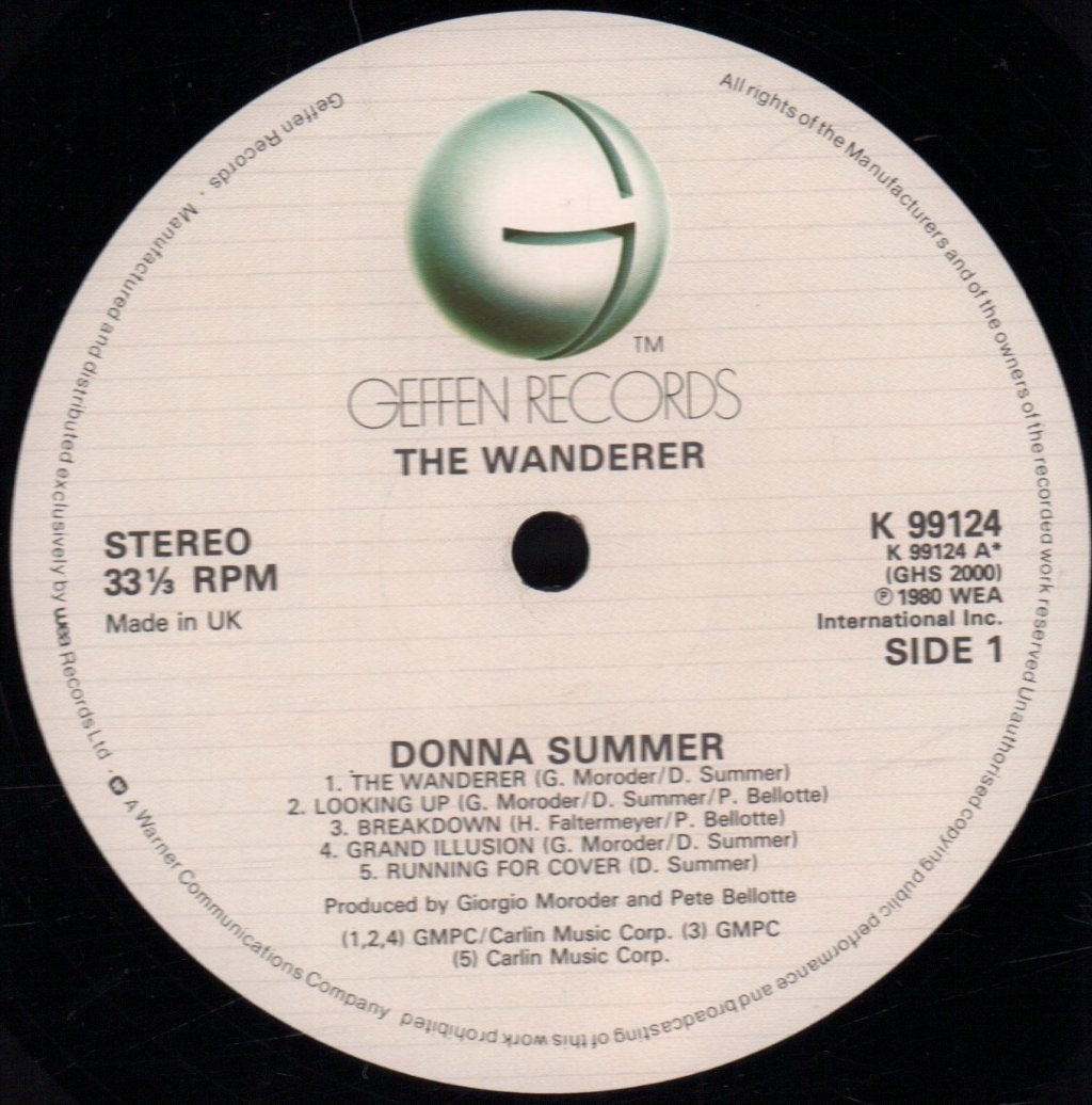 Donna Summer - Wanderer - Lp