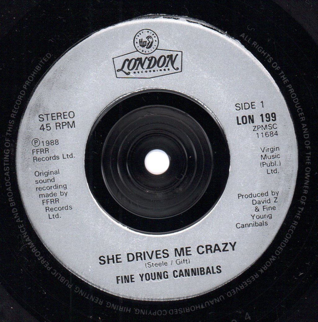 Fine Young Cannibals - She Drives Me Crazy - 7 Inch